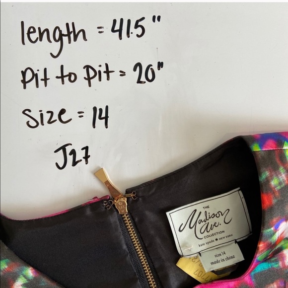 Kate Spade Madison Watercolor Sheath Dress 14 - Picture 9 of 10